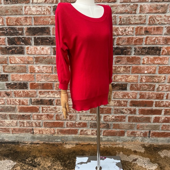 Ann Taylor LOFT silk-blend long sleeve drop waist top / S / Excellent condition - Picture 7 of 11